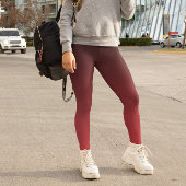 Herfsttrend Kleur Levendige Rode Ombre Leggings