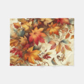 Herfsttype ontwerp fleece deken (Voorkant (Horizontaal))