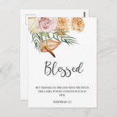 Herfstval Gesegend Gelukkig Thanksgiving Briefkaart (Voorkant / Achterkant)