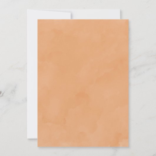 Herfstval Pompoen Save The Date Trouwkaart Kaart (Achterkant)