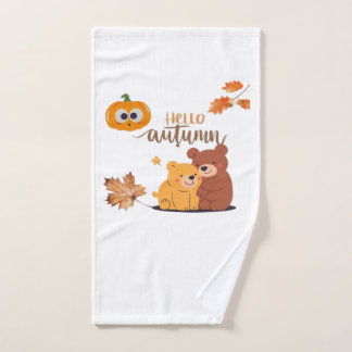 Herfstvalshirten, Thanksgiving Shirt, Fall Pumpki Handdoek