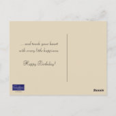 Herfstverjaardag Briefkaart (Achterkant)