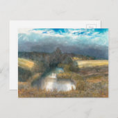 herfstvijver briefkaart (Voorkant / Achterkant)