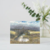 herfstvijver briefkaart (Staand voorkant)