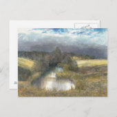 herfstvijver briefkaart (Voorkant / Achterkant)