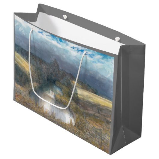 herfstvijver large cadeautasje (Voorkant Gekanteld)