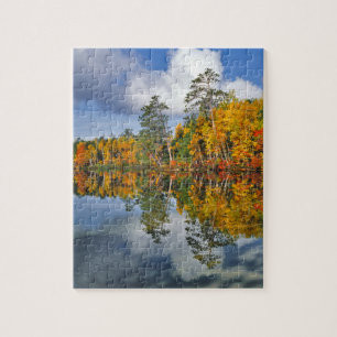 Herfstvijverreflecties, Maine Legpuzzel