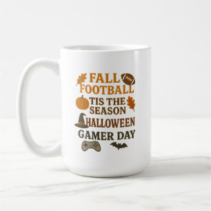 Herfstvoetbal Is Het Seizoen Halloween Gamer Dag Koffiemok