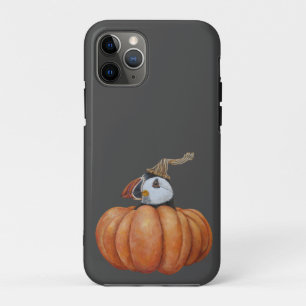 Herfstvondst met papegaaiduiker iPhone 11 Pro Hoes
