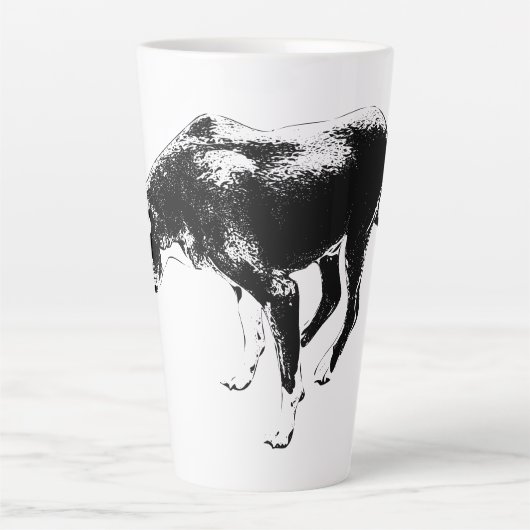 Herfstvoogd in inkt latte mok (Voorkant)