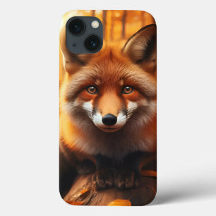 Herfstvos in esthetische & Schattigee Bos Charm iPhone 13 Hoesje