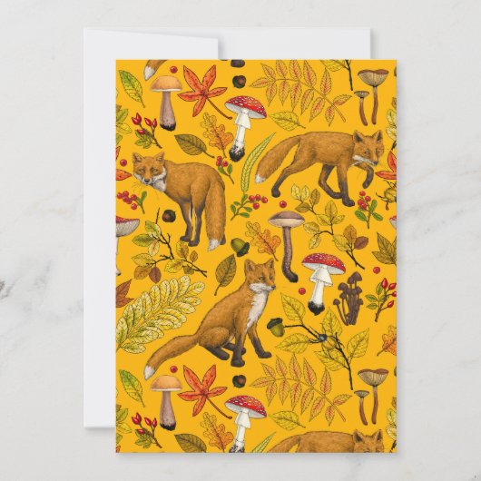 Herfstvossen op sinaasappel (Voorkant)