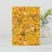 Herfstvossen op sinaasappel (Staand voorkant)