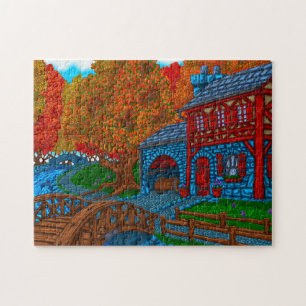 Herfstwandeling Legpuzzel