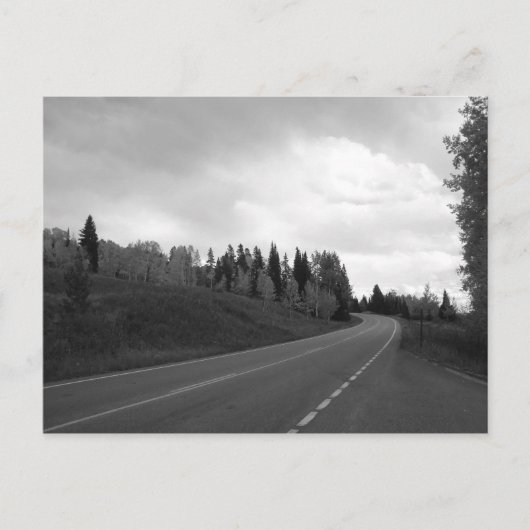 Herfstwegen Briefkaart (Voorkant)