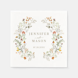 Herfstweide Wildflowers Garden Fall Wedding Servet