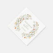 Herfstweide Wildflowers Garden Fall Wedding Servet (Hoek)