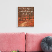 Herfstwijsheid Canvas Afdruk (Insitu (Woonkamer))