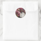 Herfstzegels Ronde Sticker (Tas)