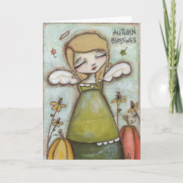 Herfstzegeningen - Wenskaart Feestdagen Kaart