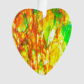 Herfstzonsondergang Ammoliet Ornament (voorkant)