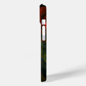 Hergeboorblauwe Abstracte kunst Case-Mate iPhone Case (Achterkant / Links)