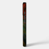 Hergeboorblauwe Abstracte kunst Case-Mate iPhone Case (Achterkant / Links)