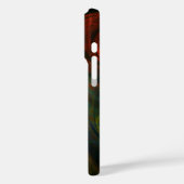 Hergeboorblauwe Abstracte kunst Case-Mate iPhone Case (Achterkant / Links)