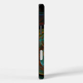 Hergeboorblauwe Abstracte kunst Case-Mate iPhone Case (Achterkant / Rechts)