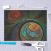 Hergeboorblauwe Abstracte kunst Tissuepapier (Craft)