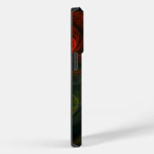 Hergeboorde groene Abstracte kunst Case-Mate iPhone Case (Achterkant / Rechts)