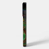 Hergeboorde groene Abstracte kunst Case-Mate iPhone Case (Achterkant / Links)