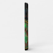 Hergeboorde groene Abstracte kunst Case-Mate iPhone Case (Achterkant/links)