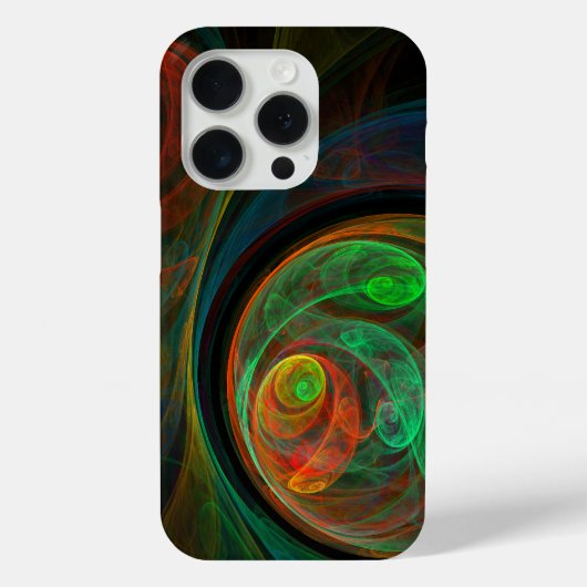 Hergeboorde groene Abstracte kunst Case-Mate iPhone Case (Achterkant)