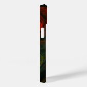 Hergeboorde groene Abstracte kunst Case-Mate iPhone Case (Achterkant / Rechts)