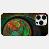 Hergeboorde groene Abstracte kunst Case-Mate iPhone Case (Achterkant (horizontaal))