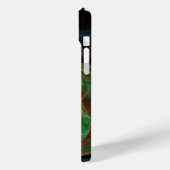Hergeboorde groene Abstracte kunst Case-Mate iPhone Case (Achterkant / Links)