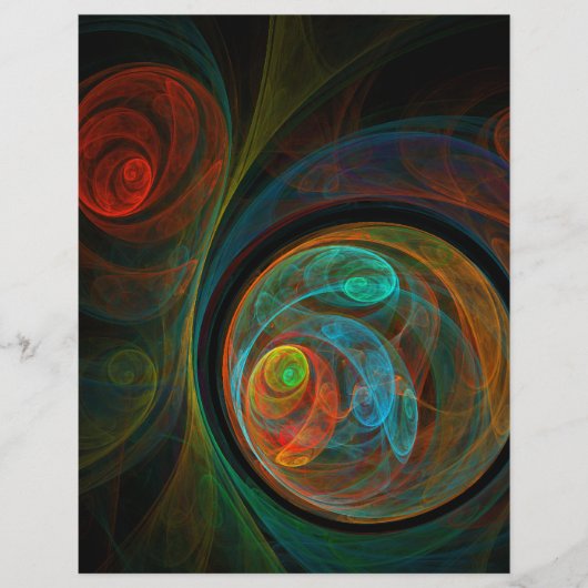 Hergeboorte Abstracte Art Flyer (Voorkant)