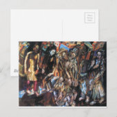 Hergeboorte van het volk door Pavel Filonov Briefkaart (Voorkant / Achterkant)