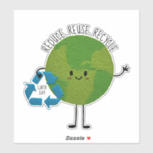 Hergebruik Reduce Recyclen Earth Day