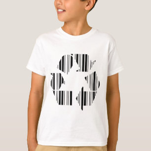 HERGEBRUIKBARE BARCODE Hergebruik Barcode Patroon T-shirt