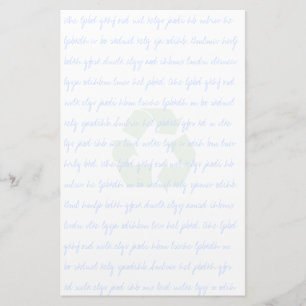 Hergebruikt gerecycleerd kantoorbenodigdheden briefpapier