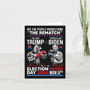 Herhaal de Don en kromme Joe Biden - Pro Trump Kaart