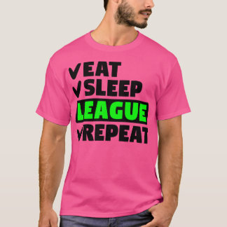 Herhaal de Eat Slaapstand T-shirt