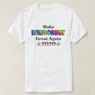 Herhaal democratie 2020 t-shirt