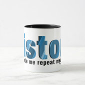 Herhaal geschiedenis Blauw Mok (Midden)