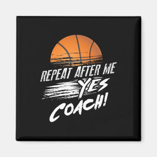 Herhaal Na Mij Ja Coach Schattig Skelet Grappig Ll Magneet
