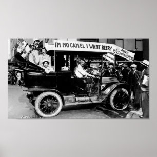 HERHAAL VERBODINGSCAMPAGNE - IK WIL BEER! POSTER