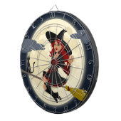 HERHAALDE HALLOWEEN WITCH DARTBORD (Voorkant Rechts)