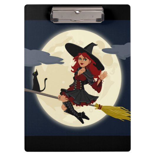 HERHAALDE HALLOWEEN WITCH KLEMBORD (Voorkant)